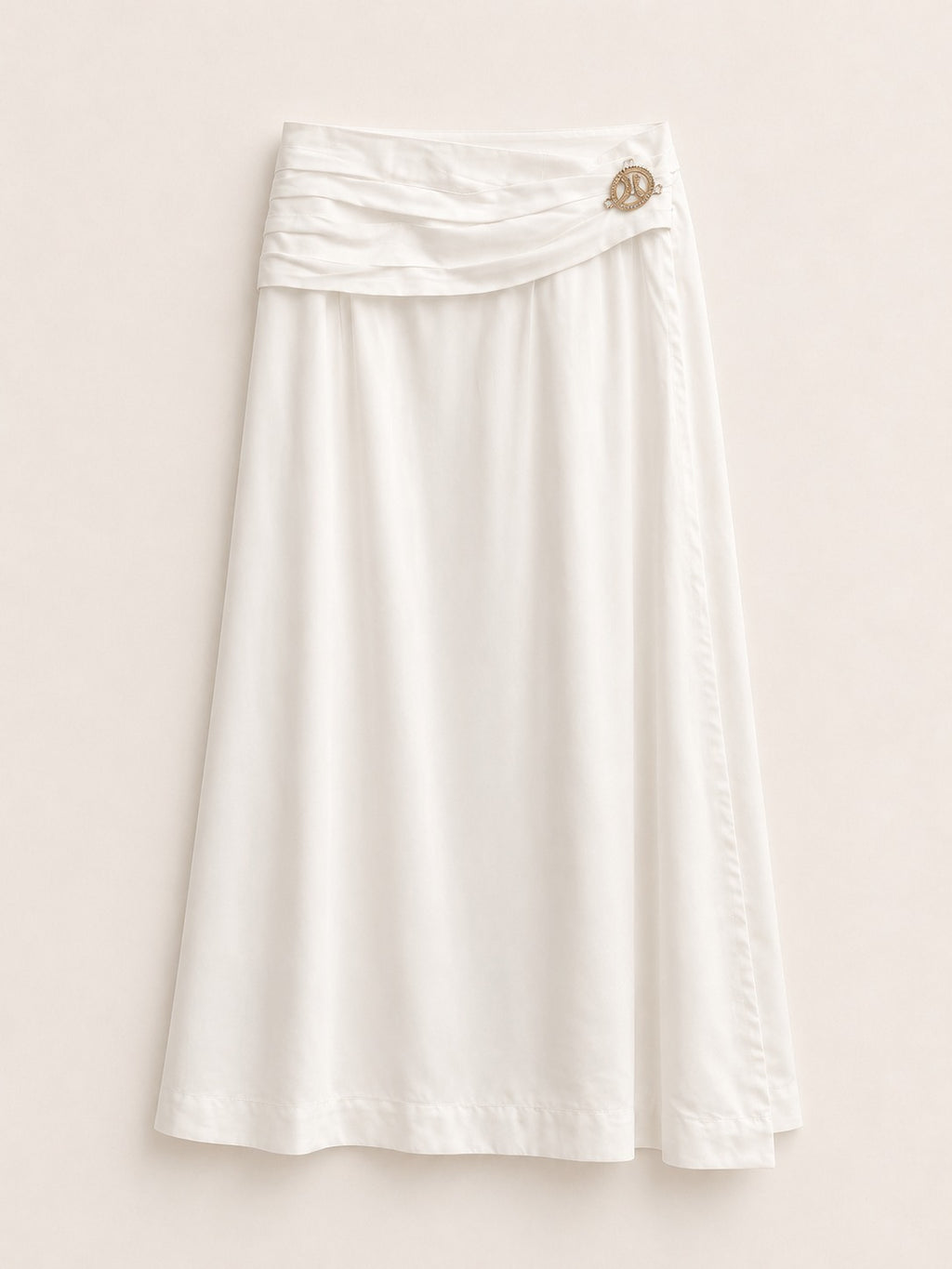Pre-Order Beach Linen Skirt - White