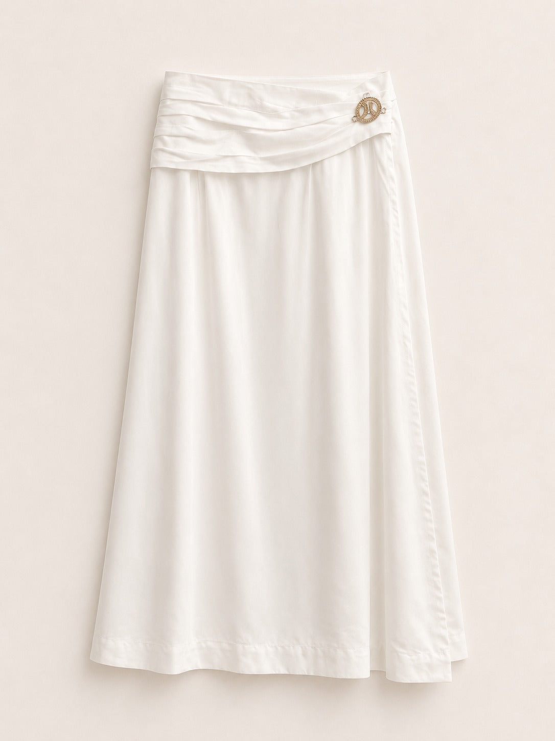 Pre-Order Beach Linen Skirt - White