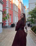 Pre-Order Linen Dress - Brown